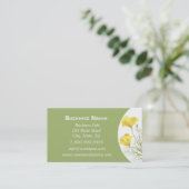 Waterverf Californische pap Wilde Vloer Kunst Visitekaartje (Staand voorkant)