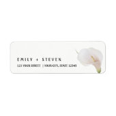 waterverf calla lelie  etiket (Voorkant)