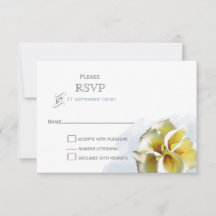 waterverf calla lilies Floral bruiloft RSVP