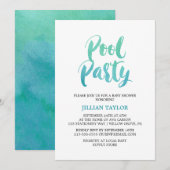 Waterverf Calligrafiepool Kaart (Voorkant / Achterkant)