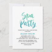 Waterverf Calligrafiespa Partij Kaart (Voorkant)