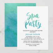 Waterverf Calligrafiespa Partij Kaart (Voorkant / Achterkant)