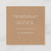 Waterverf camera fotograaf Visitekaartjes (Achterkant)