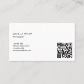  Waterverf Camera Fotografie Professional Visitekaartje (Achterkant)