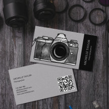 Waterverf Camera Fotografie Professionele QR-code