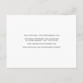 Waterverf camera professionele fotograaf Busine Briefkaart (Achterkant)