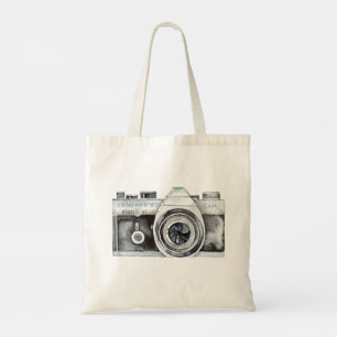 Waterverf camera professionele fotografie tote bag