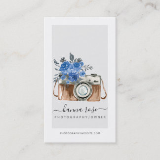 Waterverf camera-Visitekaartjes Visitekaartje