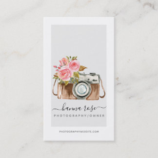 Waterverf camera-Visitekaartjes Visitekaartje