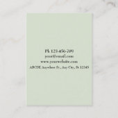 waterverf camerafotograaf visitekaartje (Achterkant)