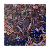 Waterverf camomille weidebloemen bloembloemveld tegeltje (Voorkant)