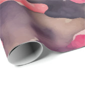 waterverf camouflage roze cadeaupapier (Rol Hoek)
