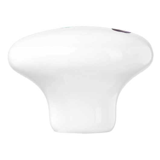 Waterverf Camper Trailer Knob Pull v. 5 Keramische Knop (Zijkant)