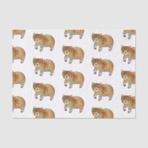 Waterverf Camping Beer Birthday Party Tissuepapier