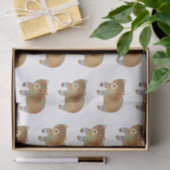 Waterverf Camping Beer Birthday Party Tissuepapier (Geschenk)