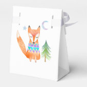 Waterverf Camping Birthday Party Hartelijk dank Bedankdoosjes (Achterkant)