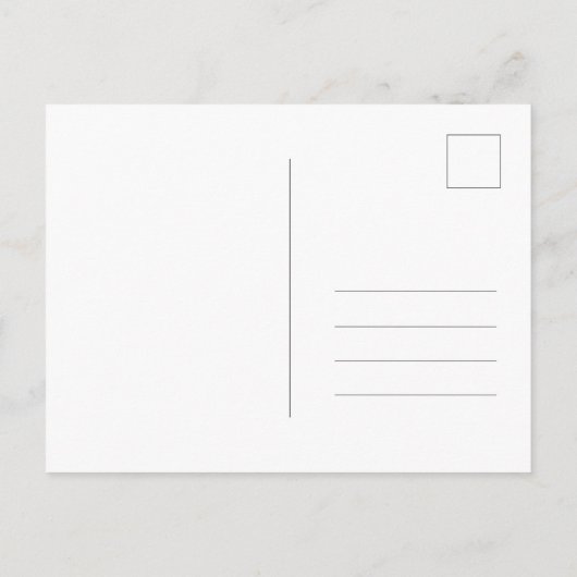 Waterverf Camping Post kaart (Achterkant)