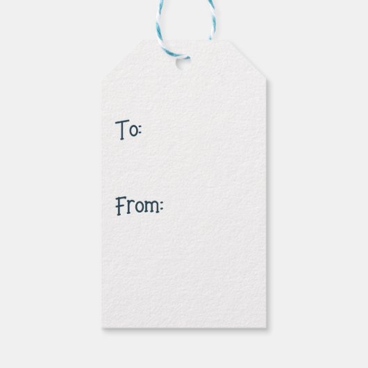 Waterverf Candle Holly Ornament Kerstkunst Cadeaulabel (Achterkant)