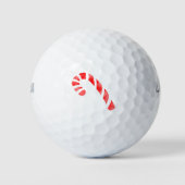 Waterverf Candy Cane Golfballen (Voorkant)