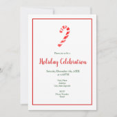 Waterverf Candy Cane Kaart (Voorkant)