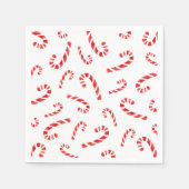 Waterverf Candy Cane Pattern Servet (Voorkant)