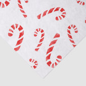 Waterverf Candy Cane Pattern Tissuepapier (Detail)