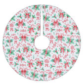 Waterverf Candy Canes en Peppermint Snoep Kerstboom Rok (Voorkant)