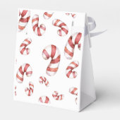 Waterverf Candy Canes kerst Bedankdoosjes (Achterkant)