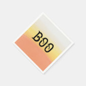 Waterverf Candy Corn Halloween Boo Servet (Hoek)