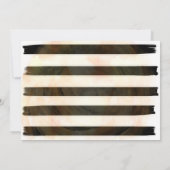 Waterverf Candy Corn Halloween Feestuitnodigingen Kaart (Achterkant)