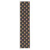 Waterverf Candy Corn Pattern Korte Tafelloper (Voorkant)