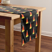 Waterverf Candy Corn Pattern Korte Tafelloper (Voorbeeld)