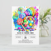 Waterverf Candyland Kaart (Staand voorkant)