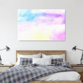 Waterverf Canvas Afdruk (Insitu (Slaapkamer))