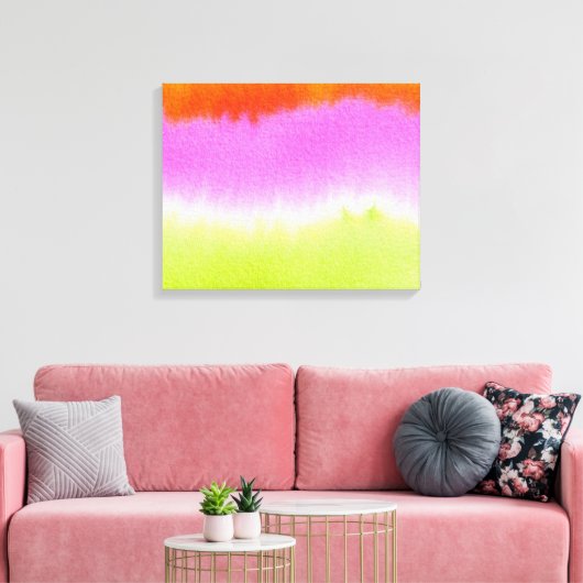 Waterverf Canvas Afdruk (Insitu (Woonkamer))