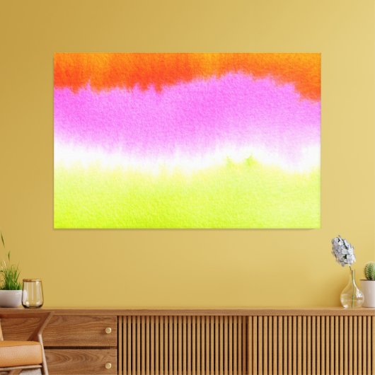 Waterverf Canvas Afdruk (Insitu (Woonkamer))