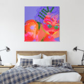 Waterverf Canvas Afdruk (Insitu (Slaapkamer))