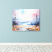 Waterverf Canvas Afdruk (Insitu (Houten vloer))