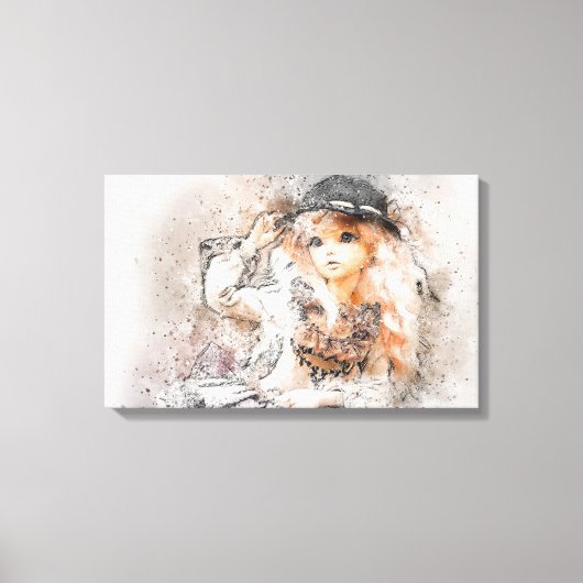 Waterverf Canvas Afdruk (Voorkant)