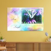 Waterverf canvas omwikkeling afdruk (Insitu (Woonkamer))