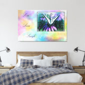 Waterverf canvas omwikkeling afdruk (Insitu (Slaapkamer))