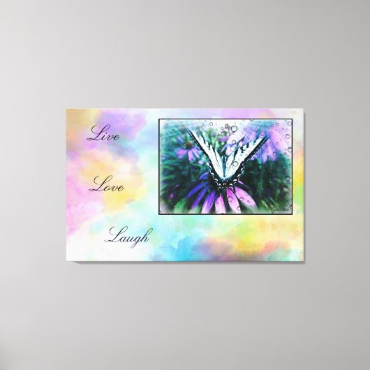 Waterverf canvas omwikkeling afdruk (Voorkant)