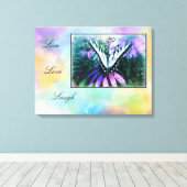 Waterverf canvas omwikkeling afdruk (Insitu (Houten vloer))