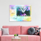 Waterverf canvas omwikkeling afdruk (Insitu (Woonkamer))