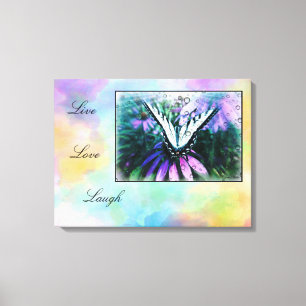 Waterverf canvas omwikkeling afdruk
