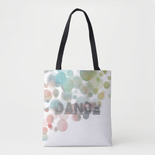 waterverf canvas tas abstract (Voorkant)
