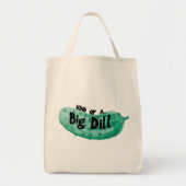 Waterverf Canvas tas, Big Dill Tote Bag (Voorkant)