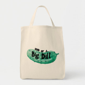 Waterverf Canvas tas, Big Dill Tote Bag