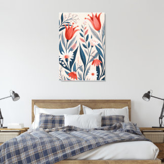Waterverf canvasprint muurkunst canvas afdruk