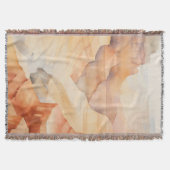 Waterverf Canyon Throw Blanket Deken (Voorkant)